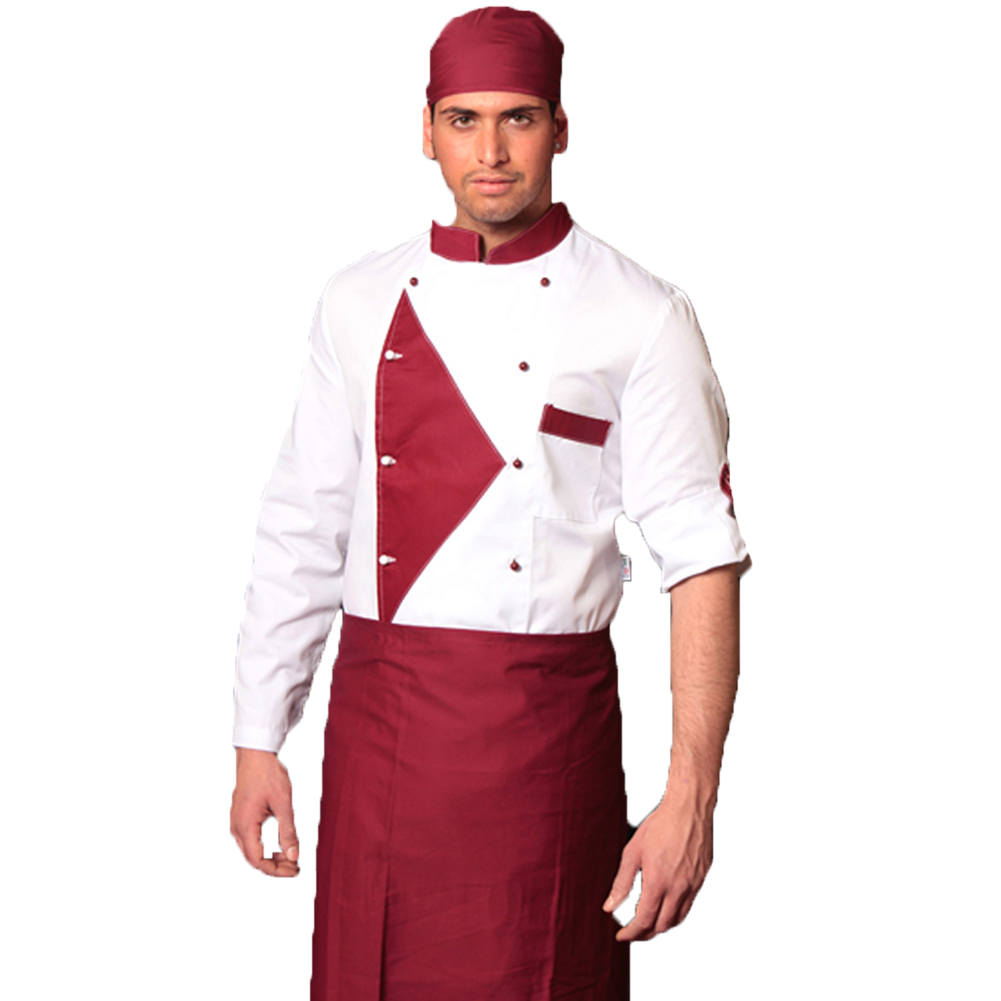 Giacca da cuoco in diverse colorazioni. Personalizzabile con il tuo logo